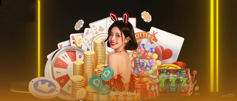 Imagem promocional dos jogos de lottery da vv777